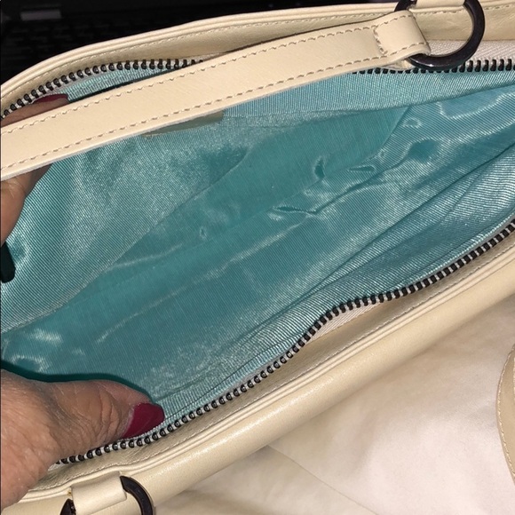 PLY Shoulder Bag in Cream/Ivory Leather NWOT - Picture 7 of 8